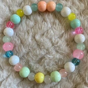 Handmade Pastel Beaded Bracelet